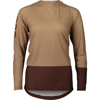 POC W's MTB Pure LS Jersey Jasper Brown/Axinite Brown