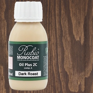 Rubio Monocoat Oil 2C Dark Roast - Двукомпонентно масло за вътрешна употреба 0.39л (5985)