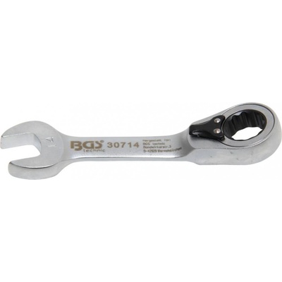 BGS technic kľúč vidlica-očko s račňou krátky 14 mm BGS 30714