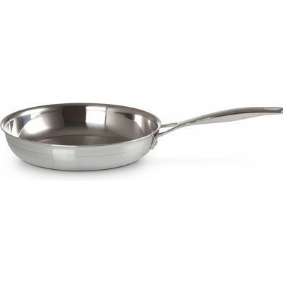 Le Creuset Panvica na vyprážanie CLASSIC 24 cm, strieborná, nerezová oceľ