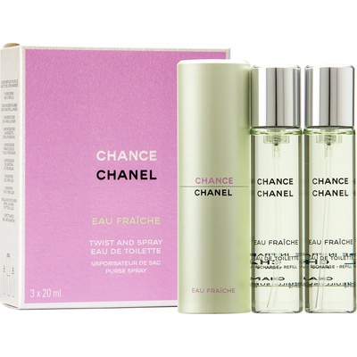 Chanel Chance Eau Fraîche EDT 3 x 20 ml dárková sada