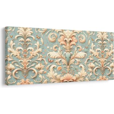 Obraz ornamentální květiny - 120x60