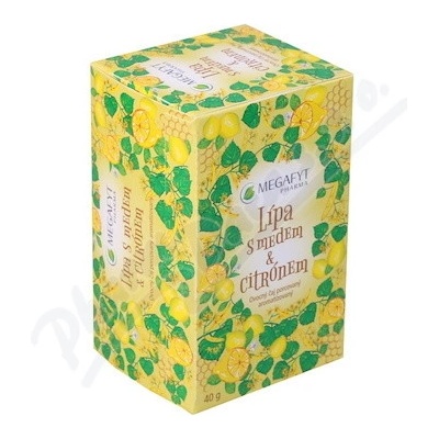 MEGAFYT CAJ LIPA S MEDEM A CITRONEM 20 X 2 G