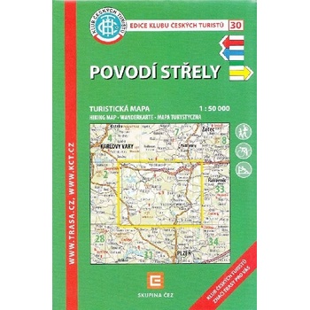 Povodí Střely - turistická mapa KČT č.30