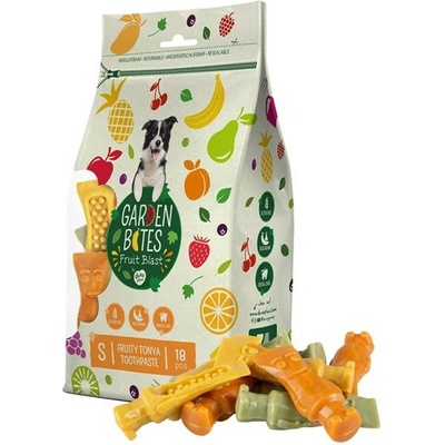 DUVO+ Garden Bites fruity Tonya zubní pasta S 7,8 cm 18 ks / 270 g ovocné