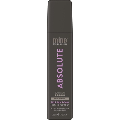 MineTan Samoopalovací pěna na tělo Absolute Ultra Dark 200 ml