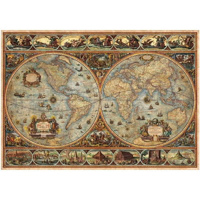 EDUCA Historická mapa sveta 1000 dielov