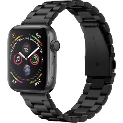 Spigen Стоманена каишка за Apple Watch 42мм, 44мм, 45мм, 46мм, Ultra, Ultra 2, Ultra 3 49мм - Spigen Modern Fit Band (черен) (062MP25403)