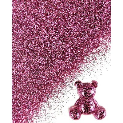 Třpytky glitrové do pryskyřice 10 g růžové