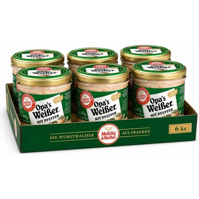 Mehlig & Heller Opa’s Weißer pepřová vepřová specialita 6x250 g