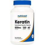 Nutricost Keratin, 500 mg, 120 капсули, Nutricost (67874 (569101) NC)