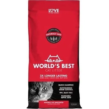 World' s Best Cat Litter Worlds Best Cat Litter Multiple cat царевична постелка за котешка тоалетна 12.7kg