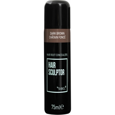 Sprej pro zakrytí řídnoucích vlasů Sibel Hair Sculptor - tmavě hnědá, 75 ml (8903126)