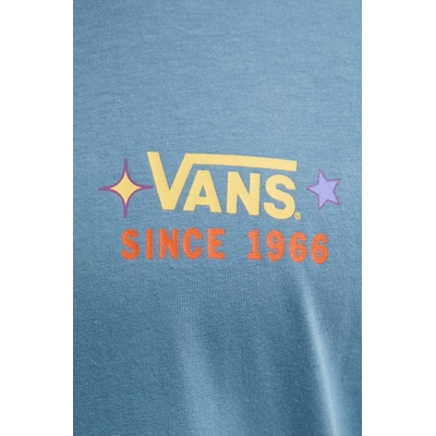 Vans Памучна тениска Vans в синьо с принт VN000KHWJCN1 (VN000KHWJCN1)