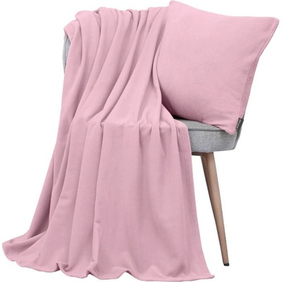 SCANquilt pléd Bella světle růžová střední 150x200
