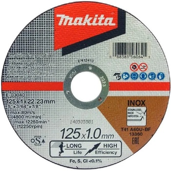 Image 1 of Makita 125 mm E-03040