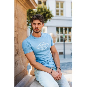 Lee Cooper tričko Originals světle modrá