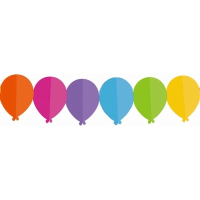 GODAN Girlanda párty narodeniny Happy birthday balóniky 360 cm