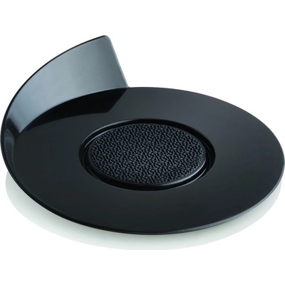 Silikomart Elegantná podložka Kruh plastový čierny 8,6cm