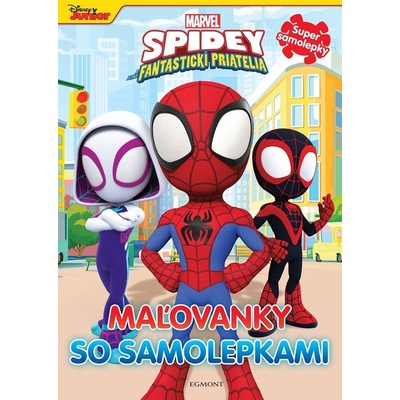 Spidey a jeho fantastickí kamaráti - Maľovanky so samolepkami