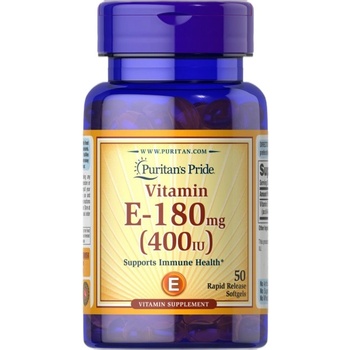 Image 1 of Puritan's Pride Vitamin E-400 IU [50 Гел капсули]