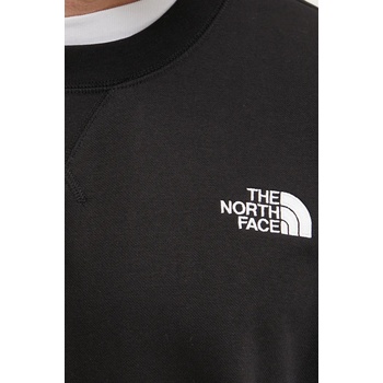 The North Face Суичър The North Face Essential Crew в черно с изчистен дизайн NF0A89ETJK31 (NF0A89ETJK31)