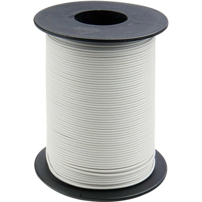 Donau Elektronik 125-S50-5 lanko/ licna 1 x 0.25 mm², bílá 50 m