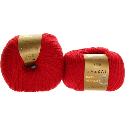 Gazzal Baby Alpaca 46035 červená