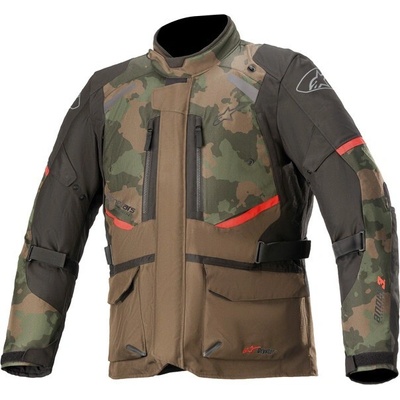 Alpinestars Andes DRYSTAR Tech-Air 5 Compatible tmavo zeleno-čierno-červená maskáčová