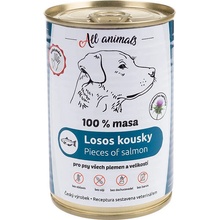 All Animals DOG losos kúsky 400 g
