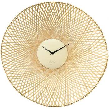 NeXtime Стенен часовник Bamboo 60 см бежов (3325)