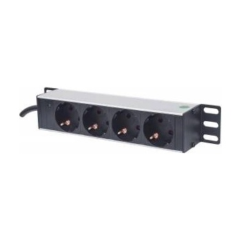 INTELLINET 10 1U Rackmount 4-Output Power Distribution Unit (PDU)