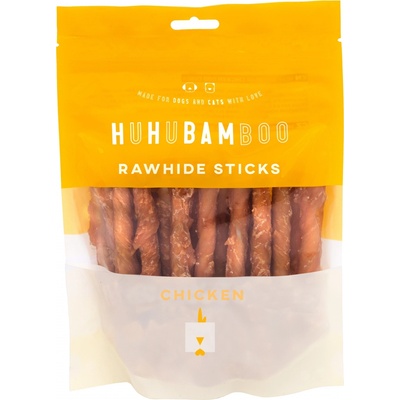 Huhubamboo tyčinka z buvolí kůže s kuřecím 250 g