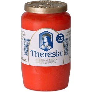 Z - TRADE s. r. o Z - TRADE s. r. o. Композитна свещ Theresia 155 г ~2, 5 дни червена