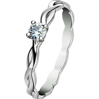 Zlaton Prsten bílé zlato s diamantem 000111906253
