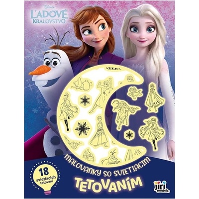 Maľovanky so svietiacim tetovaním - Ľadové Kráľovstvo