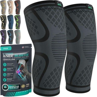 Kolenní ortéza MODVEL, 2 kompresní ortézy pro muže a ženy, kolenní bandáž pro sport, posilovnu,