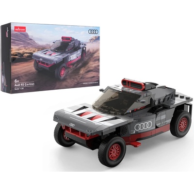 Rastar Stavebnice Audi RS Q e-tron 1:30 369 dílků šedá