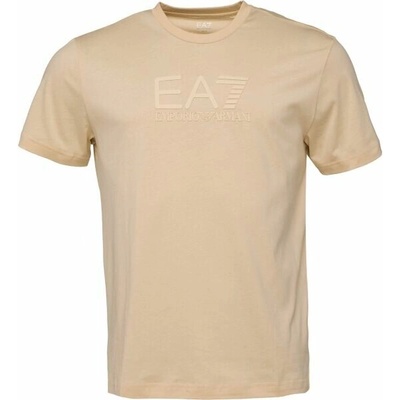 EA7 t-shirt pánské tričko béžová