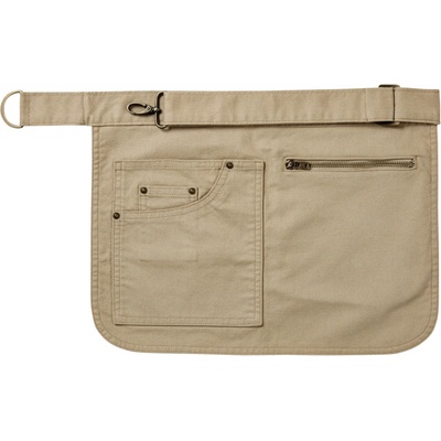 Premier Workwear Džínsová zástera s vreckom PR138 Khaki Pantone 7503 31 x 32 cm