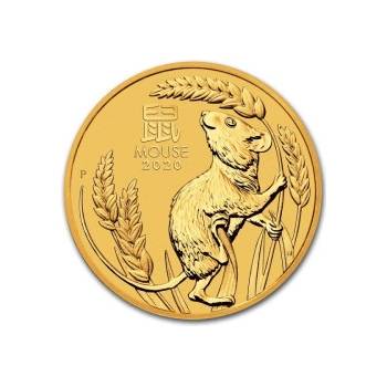 The Perth Mint zlatá mince Lunar Series III Year of Mouse 2020 1 oz