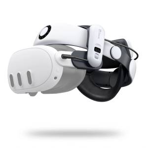 BoboVR OUTLET - BOBOVR S3 Pro Super Strap | Strap with Battery and Fan for Meta Quest 3 / 3S (VVR.BOBOVR.S3.PRO.OUTLET)