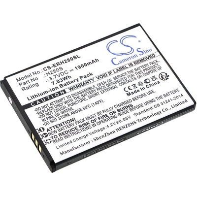 Cameron Sino Батерия за Energizer HARDCASE H280S, 1900 mAh, Li-Ion (CS-ERH280SL)