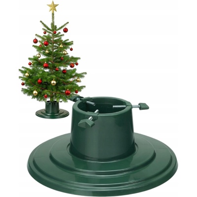Stojan na vianočný stromček Form-Plastic 0671-012 zelený 39,5x10 cm