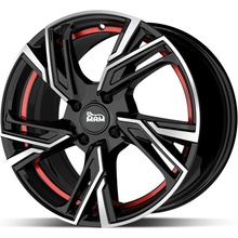 MAM RS5 6,5x16 4x100 ET35 black polished red