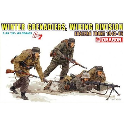 WIKING Dragon WINTER GRENADIERS DIVISION EASTERN FRONT 1943-45 GEN2 Model Kit figurky 6372 1:35