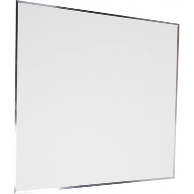 VYLEN s.r.o. Pěnová nástěnka s hliníkovým rámem 100 x 100 cm Bílá 00, 1000 mm x1000 mm