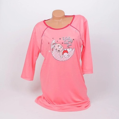 Нощница за кърмачки в коралово със зайче