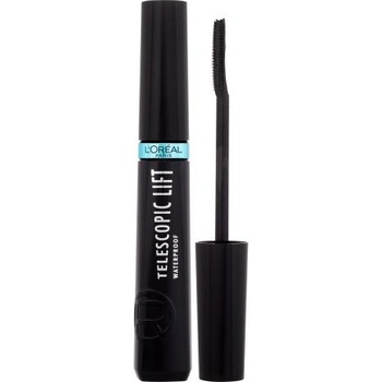 L'Oréal Telescopic Lift Waterproof водоустойчива спирала за обемни и извити мигли 8 ml нюанс Black