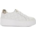 Dune London Кецове на платформа Dune London Elizas Quilted Wedge Heel Trainers - White